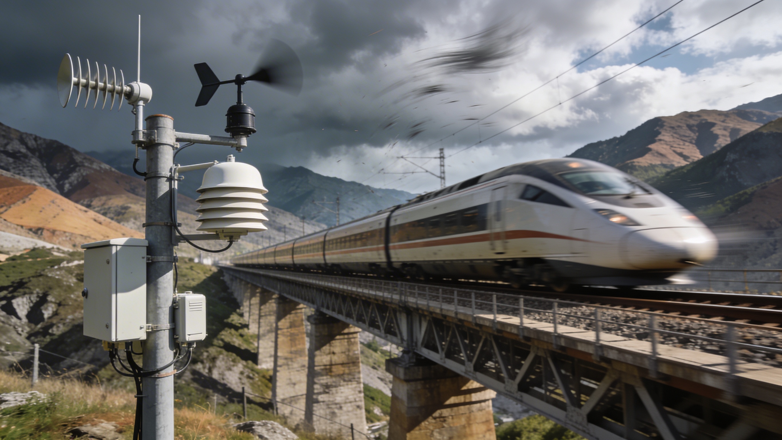 Estaciones Meteorológicas en el Ferrocarril y Alta Velocidad