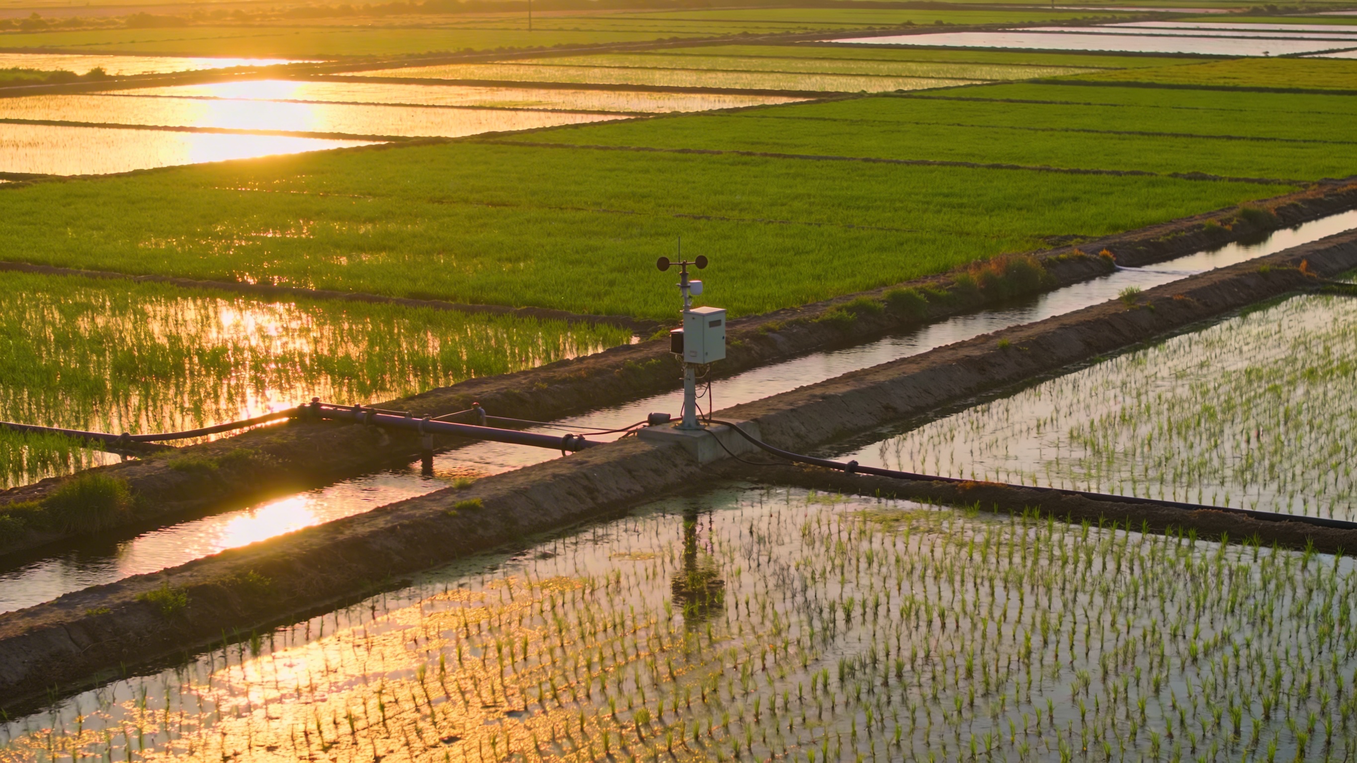Estaciones Meteorológicas para Campos de Arroz y Cultivos de Regadío