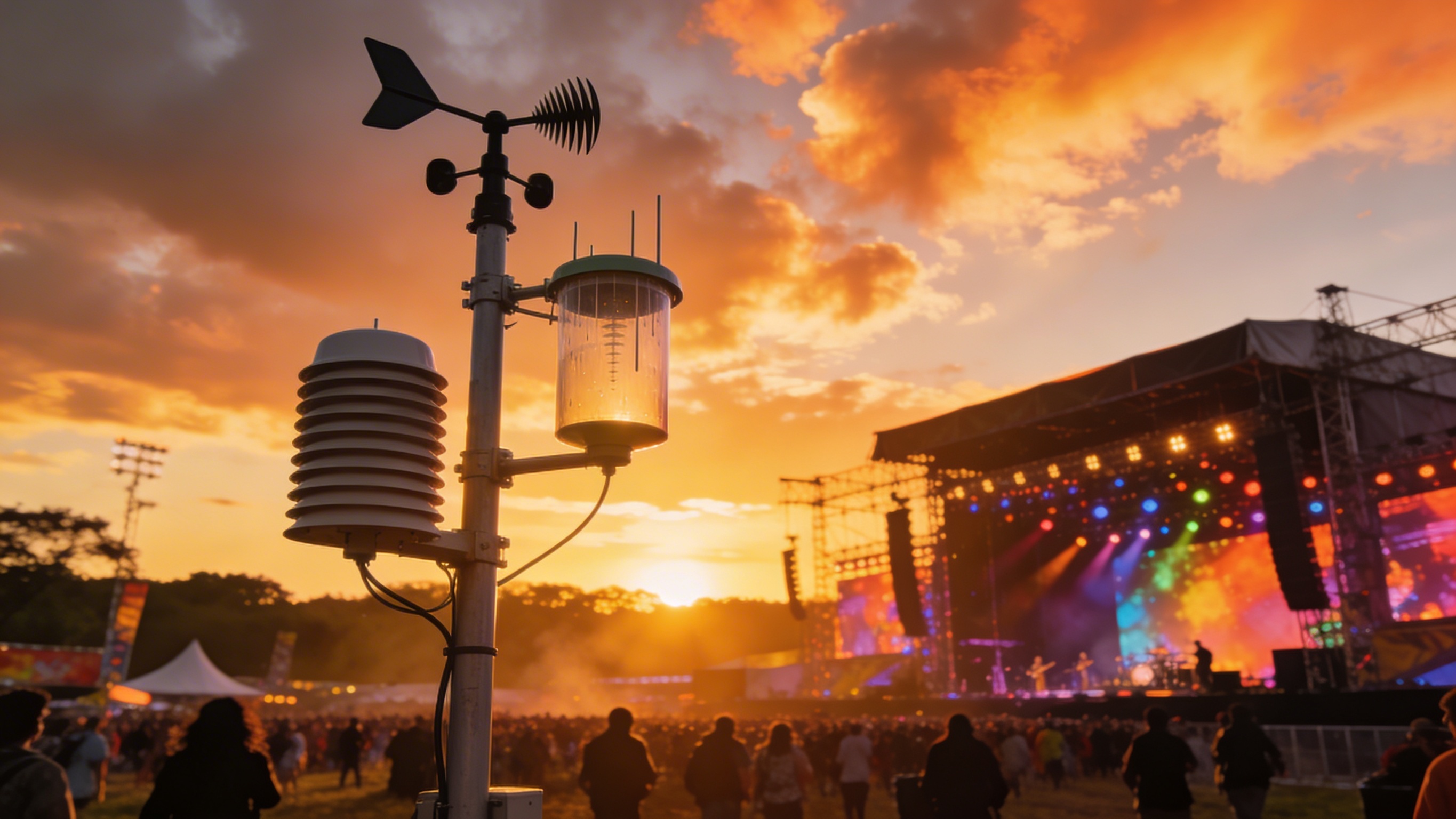 Estaciones Meteorológicas para Festivales de Música al Aire Libre