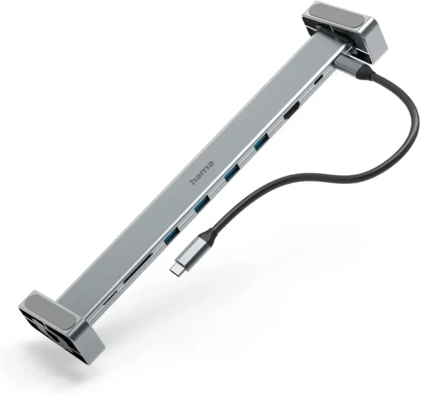 HAMA Docking Station: 9 Puertos, Compatible con Mac y PC