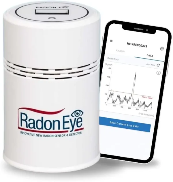 RadonTec RadonEye Set: Medidor RD200 con App y Certificado