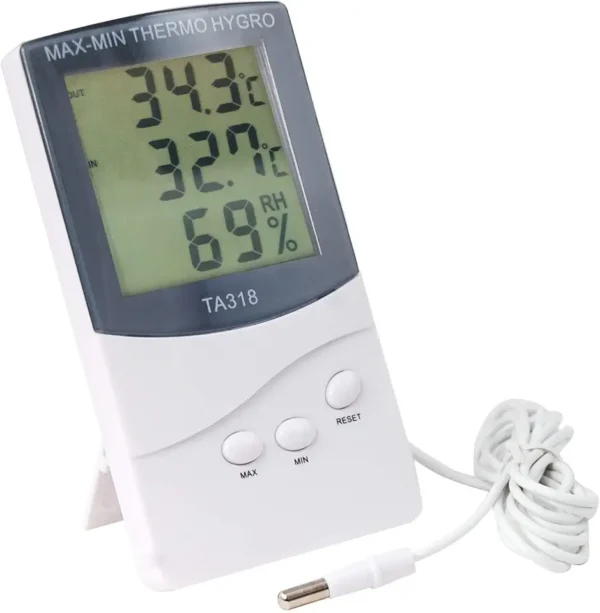 Termómetro Digital DIGIFLEX: Alarma de Tiempo y Temperatura