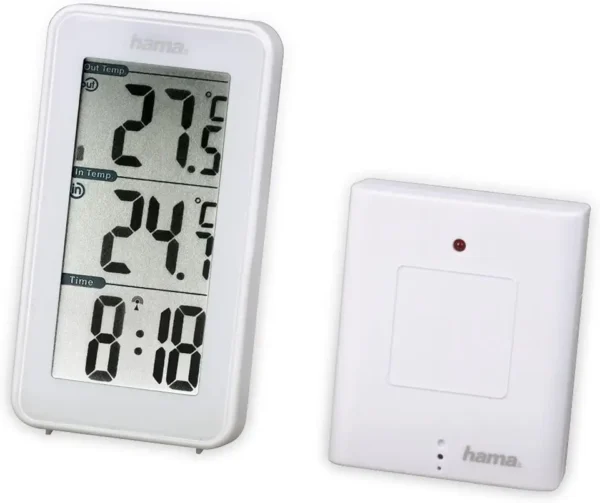 HAMA Estación Meteorológica: Temperatura Precisa en Celsius y Fahrenheit