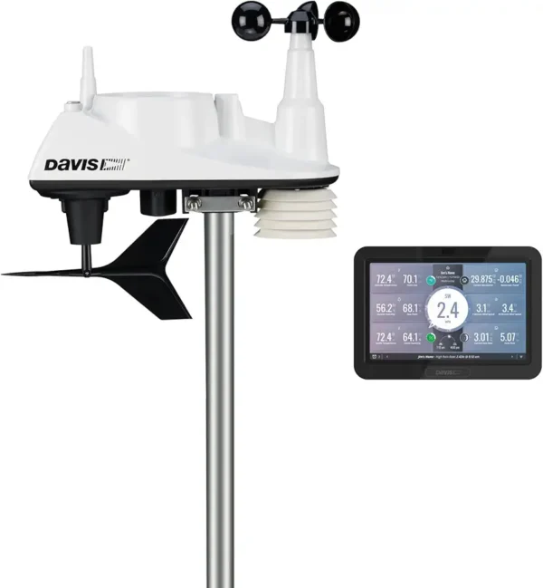 Davis Vantage Vue: Sensores Inalámbricos y Consola WeatherLink Blanca