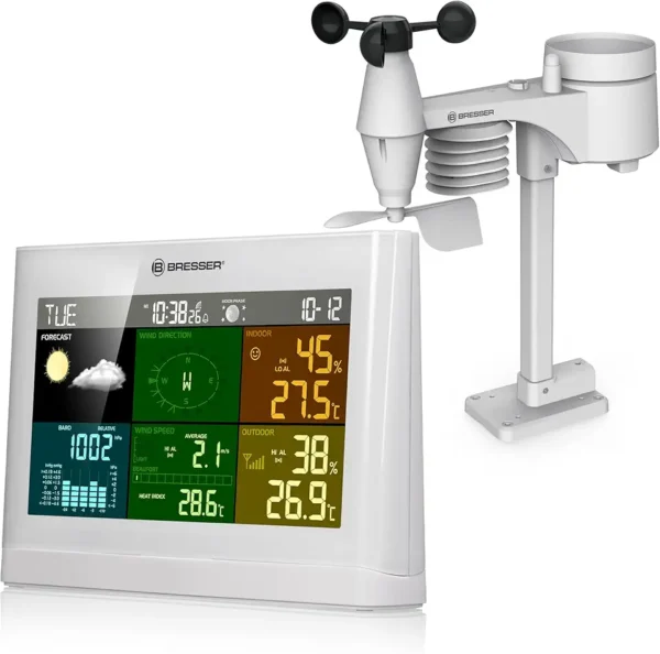 Bresser Comfort 5 en 1: Centro Meteorológico con Pantalla a Color