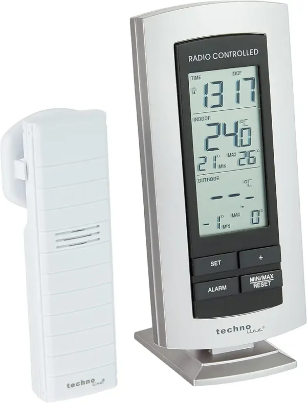 Technoline WS 9140: Estación Meteorológica Clásica con Radioreloj