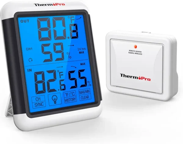 ThermoPro TP65: Termómetro Digital Inalámbrico con Pantalla Táctil