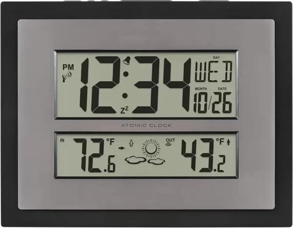 La Crosse Technology 512-65937-INT: Reloj Digital con Pronóstico y Temperatura
