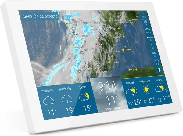 Tiempo & Radar Home: Estación Táctil WiFi con Pronóstico Avanzado