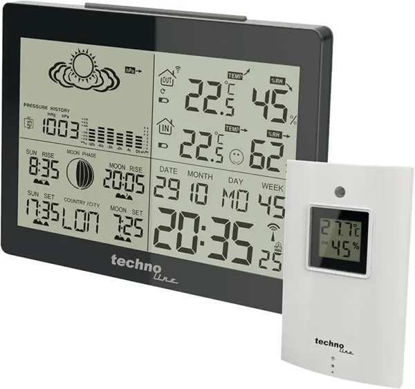 TechnoLine WS 6760 - Estación Meteorológica con Pronóstico Climático
