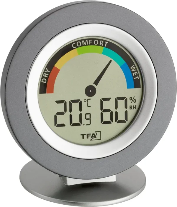 TFA Dostmann 30.5019 Cosy - Termómetro Digital con Higrómetro Elegante